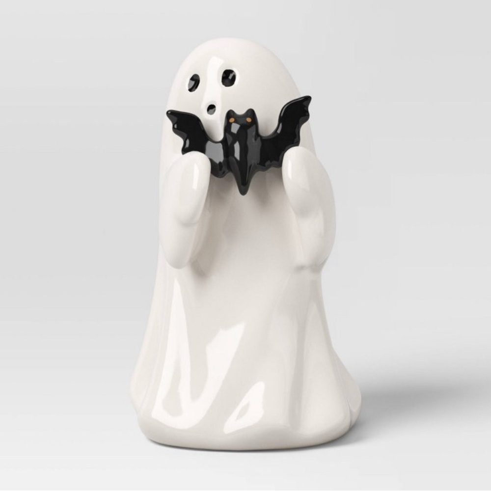 SOLD OUT target Ceramic Ghost Bat Halloween Figurine Hyde and EEK